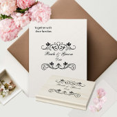 Bride en Groom Stamp Rubberstempel