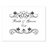 Bride en Groom Stamp Rubberstempel (Afrduk)
