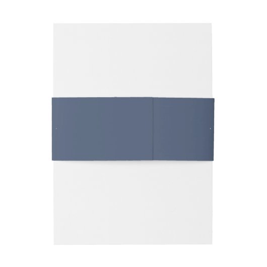 Bride en Groom Stars Blue Wedding Uitnodigingen Wikkel (Achterkant Voorbeeld)