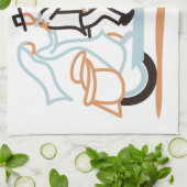 Bride en Groom Theedoek (Gevouwen)