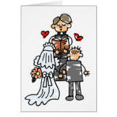 Bride en Groom tijdens de ceremonie (Voorkant)