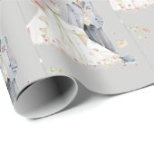 Bride en Groom Wedding Cadeaupapier (Rol Hoek)