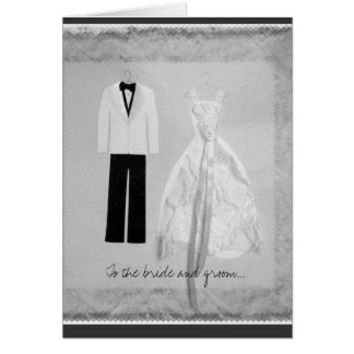 Bride en Groom Wedding Card