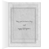 Bride en Groom Wedding Card (Binnen (Rechts))