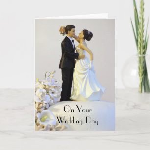 Bride en Groom Wedding Card Kaart