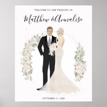 Bride en Groom Wedding Couple Welkom