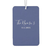 Bride en Groom Wedding Luchtverfrisser (Achterkant)