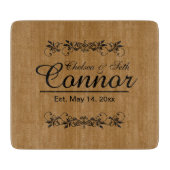 Bride en Groom Wedding of Jubileum | DIY-tekst Snijplank (Voorkant)