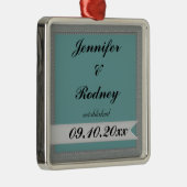 Bride en Groom Wedding Ornament (Rechts)