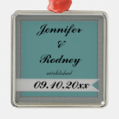 Bride en Groom Wedding Ornament (Voorkant)