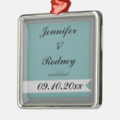 Bride en Groom Wedding Ornament (Links)