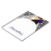 Bride en Groom Wedding Planner {donker paars} Notitieboek (Linkerzijde)