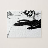 Bride en Groom Wedding Silhouette Legpuzzel (Horizontaal)