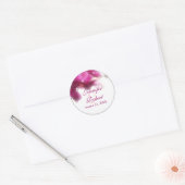 Bride en Groom Wedding Sticker (Envelop)