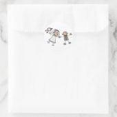 Bride en Groom Wedding Stickers (Tas)