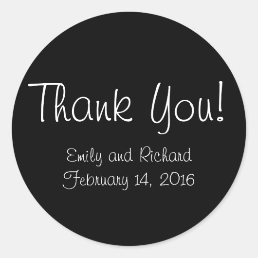 Bride en groomvistuig | Weddenschap Ronde Sticker (Voorkant)