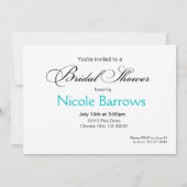 Bride en haar Brdesmaids Vrijgezellenfeest | blauw Kaart (Achterkant)