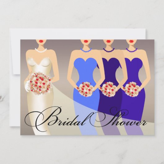 Bride en haar Bridesmaids Vrijgezellenfeest | koba Kaart (Voorkant)