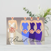 Bride en haar Bridesmaids Vrijgezellenfeest | koba Kaart (Staand voorkant)