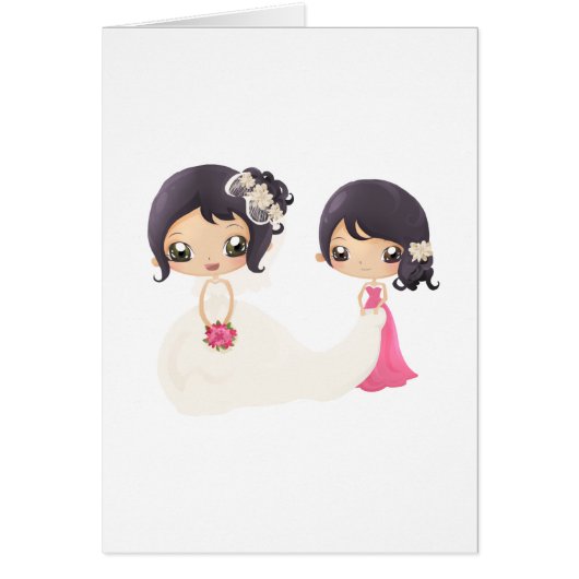 Bride en Maid of Honor (Voorkant)