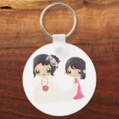 Bride en Maid of Honor Sleutelhanger (Voorkant)