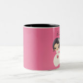 Bride en Maid of Honor Tweekleurige Koffiemok (Center)