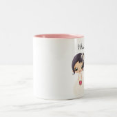 Bride en Maid of Honor Tweekleurige Koffiemok (Center)