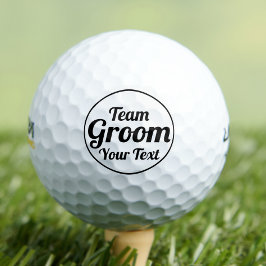 Bride en Team Groom Best Gift for Groomsmen Party Golfballen