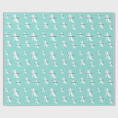 Bride en Veil hier zijn de leden van de Bride Part Cadeaupapier (Vlak)