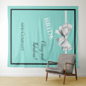 BRIDE Fabulous & Classy Photo Prop Shower Party Wandkleed (In Situ (horizontaal))