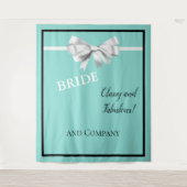 BRIDE Fabulous & Classy Photo Prop Shower Party Wandkleed (Voorkant)