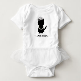 Bride & Family Tiara Cat Tutu Party Shower Romper
