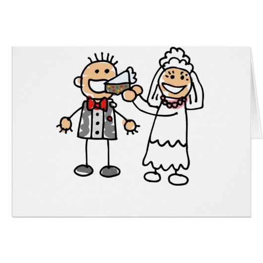 Bride Feeds Groom (Voorkant Horizontaal)