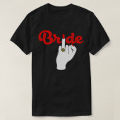 Bride Finger Diamond Ring T-shirt (Design voorkant)