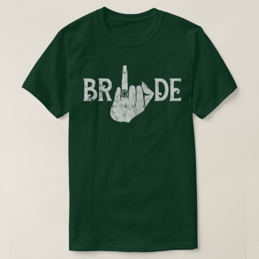 Bride Finger Ring Wedding Bridal Bacheloret T-shirt (Design voorkant)