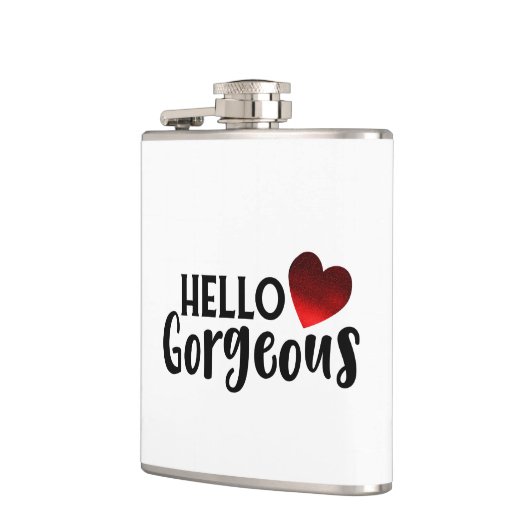 Bride Flask, 6 oz. Heupfles (Links)