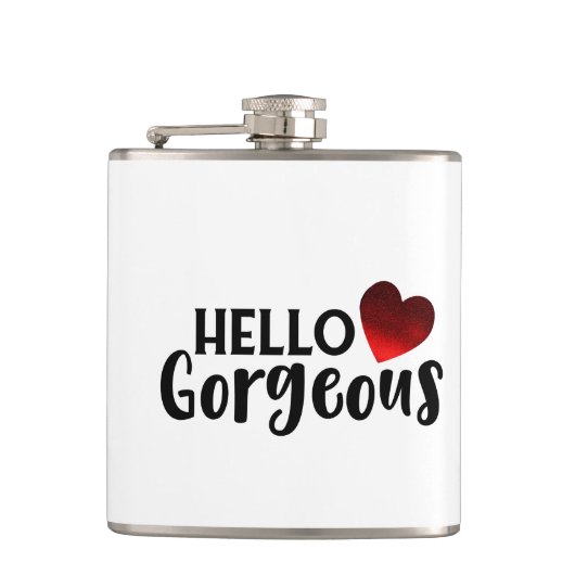 Bride Flask, 6 oz. Heupfles (Voorkant)