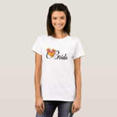Bride Flip Flop Oranje T-shirt (Voorkant volledig)