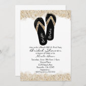 Bride Flip Flop Sandals Summer Beach Vrijgezellenf Kaart (Voorkant / Achterkant)