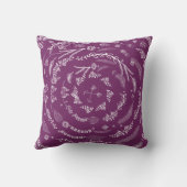 Bride  Floral Garland Sierkussen (Achterkant)