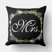 Bride  Floral Garland Sierkussen (Voorkant)