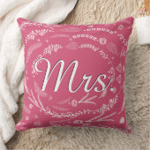 Bride  Floral Garland Sierkussen (Deken)