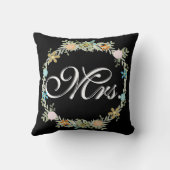 Bride  Floral Garland Sierkussen (Achterkant)