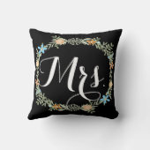 Bride  Floral Garland Sierkussen (Achterkant)