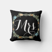 Bride  Floral Garland Sierkussen (Voorkant)