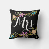 Bride Floral Garland Sierkussen (Achterkant)