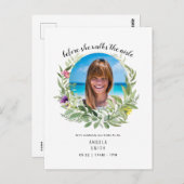 Bride Foto voor ze Vrijgezellenfeest loopt Briefkaart (Voorkant / Achterkant)