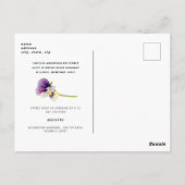 Bride Foto voor ze Vrijgezellenfeest loopt Briefkaart (Achterkant)