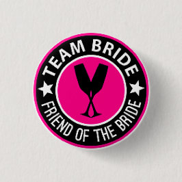 "Bride Friend"-Button Ronde Button 3,2 Cm