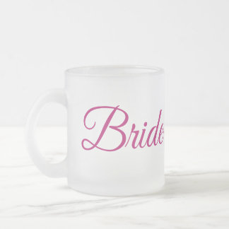 Bride Frosted Glass Mug Matglas Koffiemok